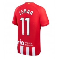 Fotballdrakt Herre Atletico Madrid Thomas Lemar #11 Hjemmedrakt 2023-24 Kortermet